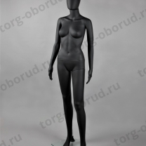 Манекен женский ростовой, для магазина одежды FAM-05/A-1(черн мат)